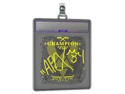 Sticker Slab | apEX (Foil, Champion) | Austin 2025