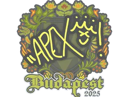 Sticker | apEX | Budapest 2025