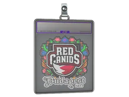 Sticker Slab | RED Canids (Embroidered) | Budapest 2025