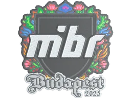 Sticker | MIBR (Embroidered) | Budapest 2025