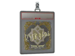 Sticker Slab | riskyb0b (Gold) | Austin 2025