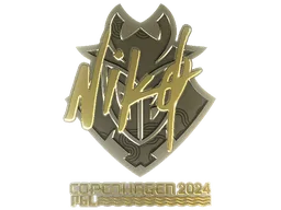 Sticker | NiKo (Gold) | Copenhagen 2024