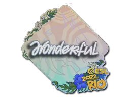 Sticker Slab | w0nderful | Rio 2022