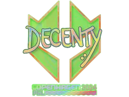 Sticker | decenty (Holo) | Copenhagen 2024