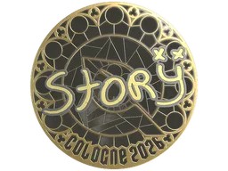 Sticker | story (Gold) | Cologne 2026