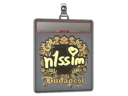 Sticker Slab | n1ssim (Gold) | Budapest 2025
