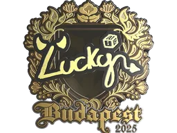 Sticker | Lucky (Gold) | Budapest 2025