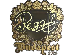 Sticker | regali (Gold) | Budapest 2025