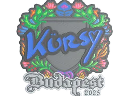 Sticker | Kursy (Embroidered) | Budapest 2025