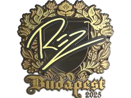 Sticker | REZ (Gold) | Budapest 2025