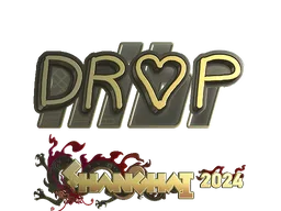 Sticker | drop (Gold) | Shanghai 2024