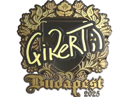 Sticker | qikert (Gold) | Budapest 2025