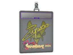 Sticker Slab | ZywOo (Glitter) | Shanghai 2024