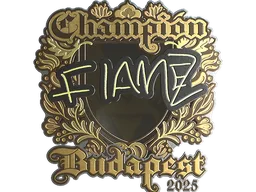 Sticker | FlameZ (Gold, Champion) | Budapest 2025
