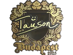 Sticker | Tauson (Gold) | Budapest 2025