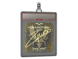 Sticker Slab | ZywOo (Gold, Champion) | Austin 2025