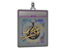 Sticker Slab | 910 (Holo) | Austin 2025