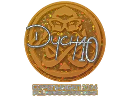 Sticker | Dycha (Glitter) | Copenhagen 2024