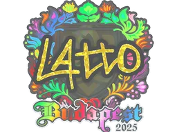 Sticker | latto (Holo) | Budapest 2025