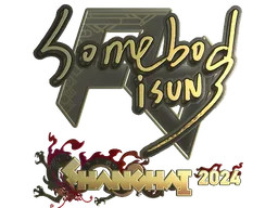 Sticker Slab | somebody (Gold) | Shanghai 2024