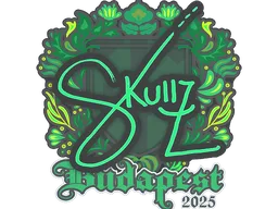 Sticker | skullz | Budapest 2025