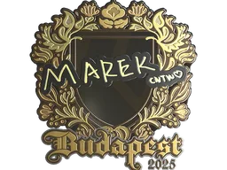 Sticker | Marek (Gold) | Budapest 2025