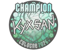Sticker | kyxsan (Champion) | Cologne 2026