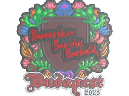Sticker | Bart4k (Embroidered) | Budapest 2025
