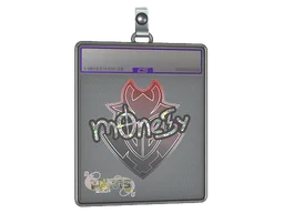 Sticker Slab | m0NESY (Glitter) | Paris 2023