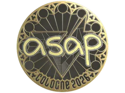 Sticker | asap (Gold) | Cologne 2026