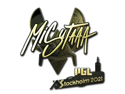 Sticker Slab | misutaaa (Gold) | Stockholm 2021