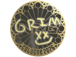 Sticker | Grim (Gold) | Cologne 2026
