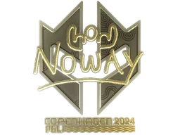 Sticker | noway (Gold) | Copenhagen 2024