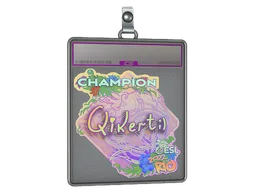 Sticker Slab | qikert (Holo, Champion) | Rio 2022