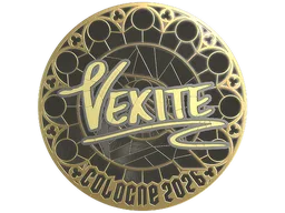 Sticker | vexite (Gold) | Cologne 2026
