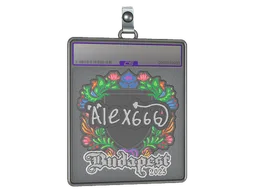 Sticker Slab | alex666 (Embroidered) | Budapest 2025