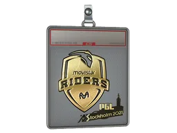 Sticker Slab | Movistar Riders (Gold) | Stockholm 2021