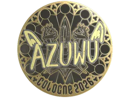 Sticker | AZUWU (Gold) | Cologne 2026