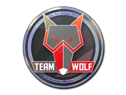 Sticker Slab | MTS GameGod Wolf (Holo) | Cologne 2014
