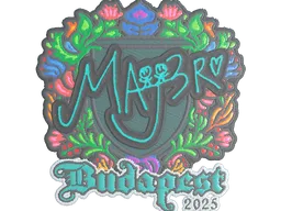 Sticker | MAJ3R (Embroidered) | Budapest 2025