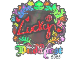 Sticker | Lucky (Holo) | Budapest 2025
