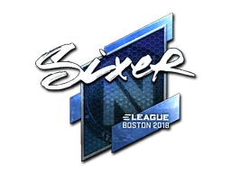 Sticker Slab | SIXER (Foil) | Boston 2018